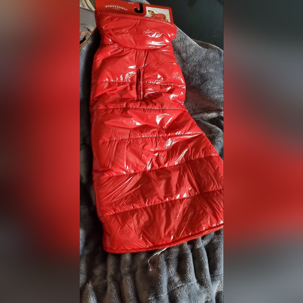 Red Puffer Vest Medium
